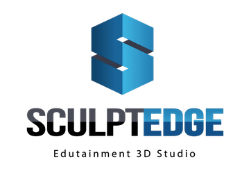SculptEdge Edutainment 3D Studio logo